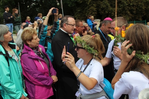 Powitanie 30. Pieszej Pielgrzymki Andrychowskiej na Jasnej Górze