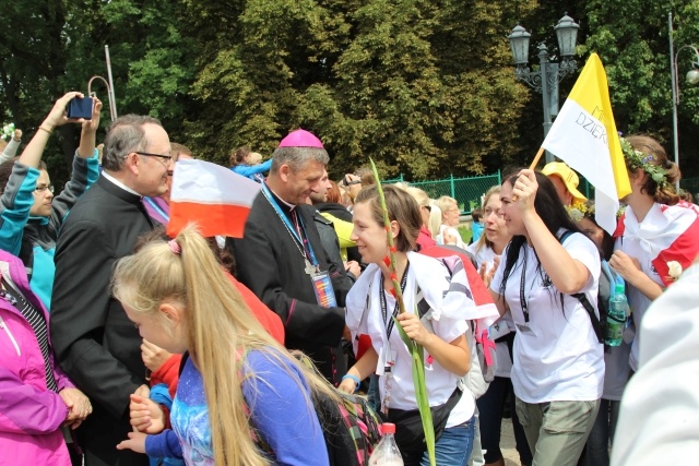 Powitanie 30. Pieszej Pielgrzymki Andrychowskiej na Jasnej Górze