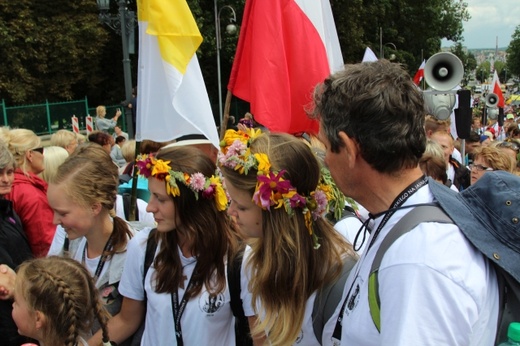 Powitanie 30. Pieszej Pielgrzymki Andrychowskiej na Jasnej Górze