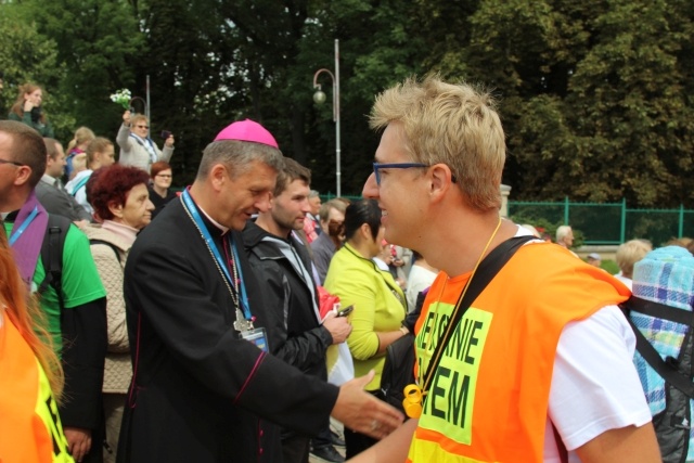 Powitanie 30. Pieszej Pielgrzymki Andrychowskiej na Jasnej Górze