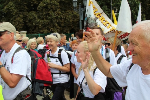 Powitanie 30. Pieszej Pielgrzymki Andrychowskiej na Jasnej Górze