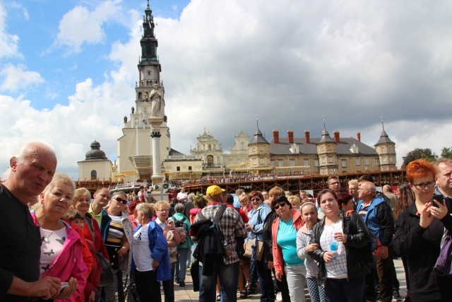 Powitanie 25. Pieszej Pielgrzymki Cieszyńskiej na Jasnej Górze