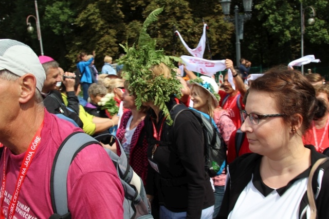 Powitanie 25. Pieszej Pielgrzymki Cieszyńskiej na Jasnej Górze