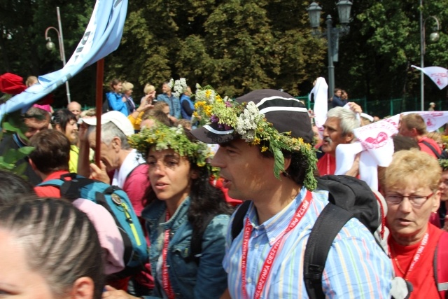 Powitanie 25. Pieszej Pielgrzymki Cieszyńskiej na Jasnej Górze