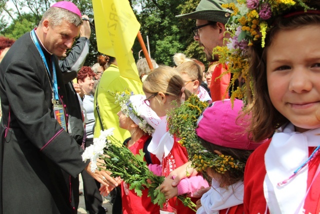 Powitanie 25. Pieszej Pielgrzymki Cieszyńskiej na Jasnej Górze