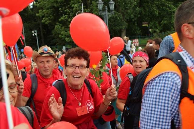 Powitanie 33. Pielgrzymki Oświęcimskiej na Jasnej Górze