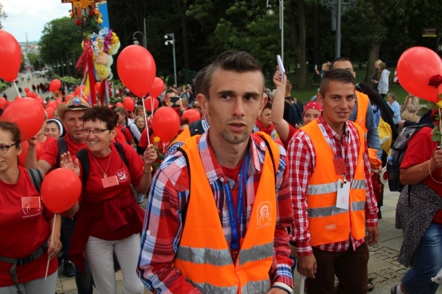 Powitanie 33. Pielgrzymki Oświęcimskiej na Jasnej Górze