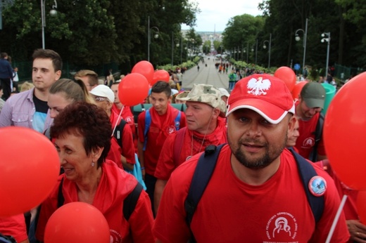 Powitanie 33. Pielgrzymki Oświęcimskiej na Jasnej Górze