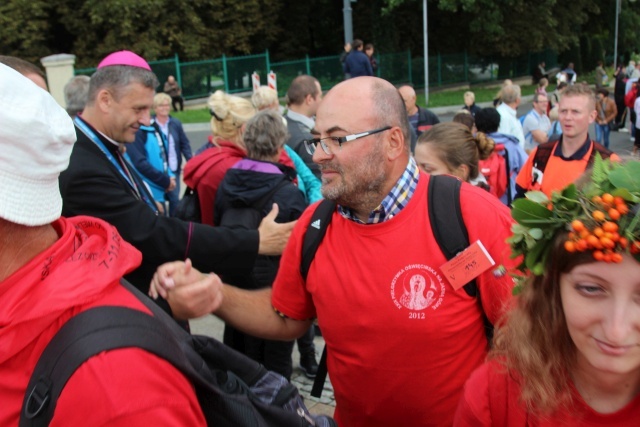 Powitanie 33. Pielgrzymki Oświęcimskiej na Jasnej Górze