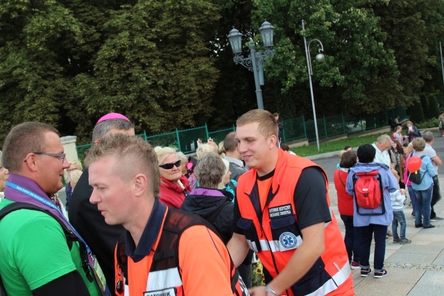 Powitanie 33. Pielgrzymki Oświęcimskiej na Jasnej Górze