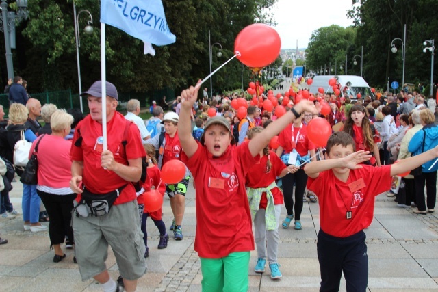 Powitanie 33. Pielgrzymki Oświęcimskiej na Jasnej Górze