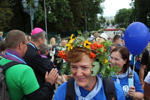 Powitanie 33. Pielgrzymki Oświęcimskiej na Jasnej Górze