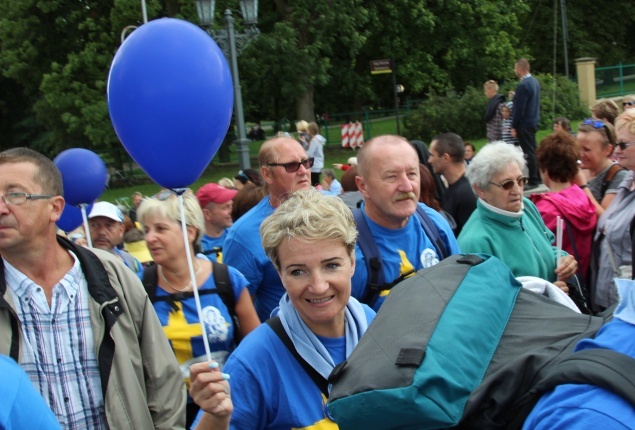 Powitanie 33. Pielgrzymki Oświęcimskiej na Jasnej Górze