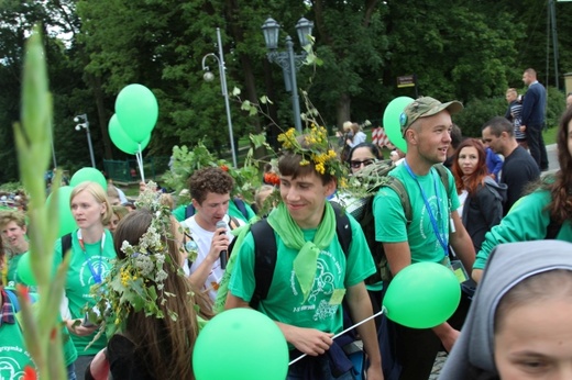 Powitanie 33. Pielgrzymki Oświęcimskiej na Jasnej Górze