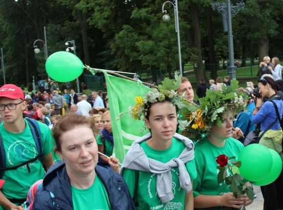 Powitanie 33. Pielgrzymki Oświęcimskiej na Jasnej Górze