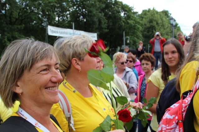 Powitanie 33. Pielgrzymki Oświęcimskiej na Jasnej Górze