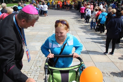 Powitanie 33. Pielgrzymki Oświęcimskiej na Jasnej Górze