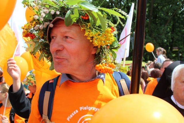 Powitanie 33. Pielgrzymki Oświęcimskiej na Jasnej Górze