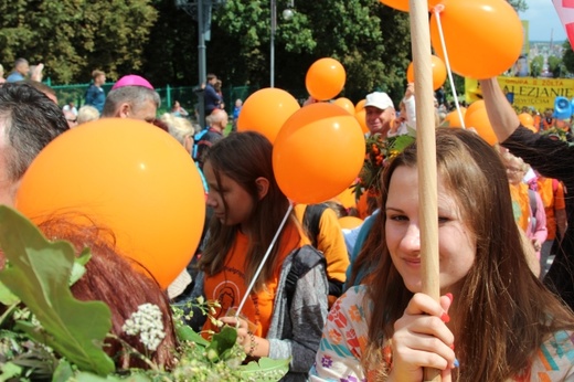 Powitanie 33. Pielgrzymki Oświęcimskiej na Jasnej Górze