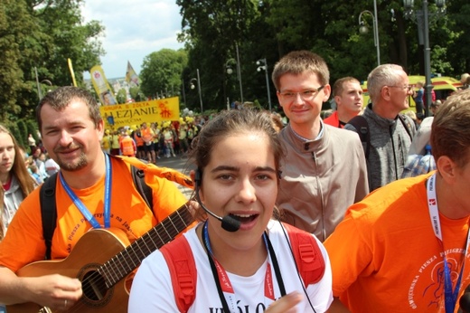 Powitanie 33. Pielgrzymki Oświęcimskiej na Jasnej Górze