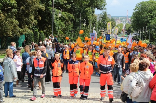 Powitanie 33. Pielgrzymki Oświęcimskiej na Jasnej Górze