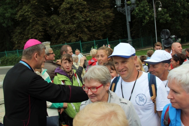 Powitanie 15. Pieszej Pielgrzymki Czechowickiej na Jasnej Górze