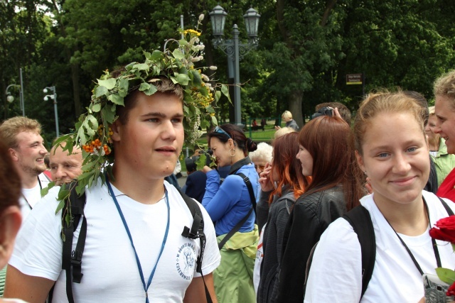 Powitanie 15. Pieszej Pielgrzymki Czechowickiej na Jasnej Górze