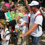 Powitanie 15. Pieszej Pielgrzymki Czechowickiej na Jasnej Górze