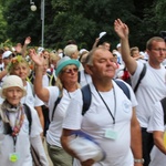 Powitanie 15. Pieszej Pielgrzymki Czechowickiej na Jasnej Górze