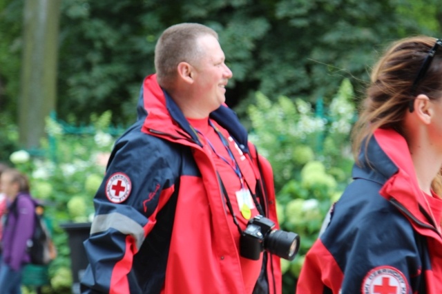 Powitanie 15. Pieszej Pielgrzymki Czechowickiej na Jasnej Górze