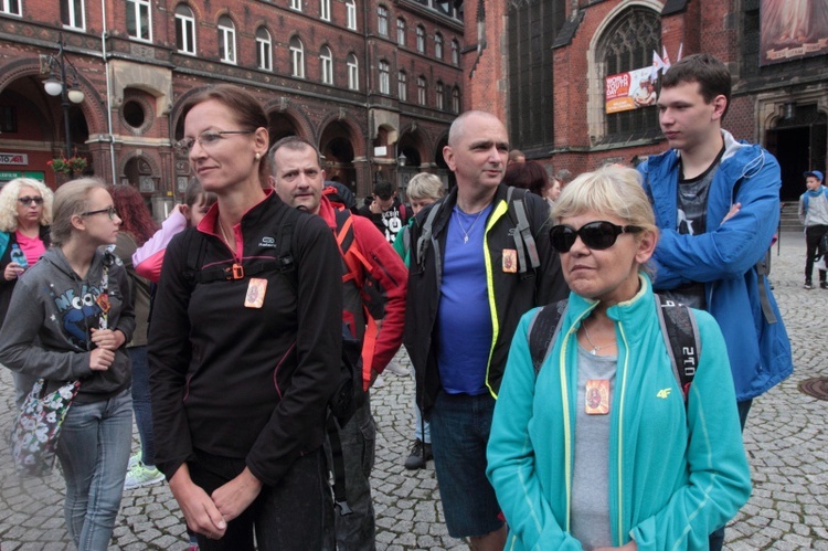 Początek pielgrzymki krzeszowskiej