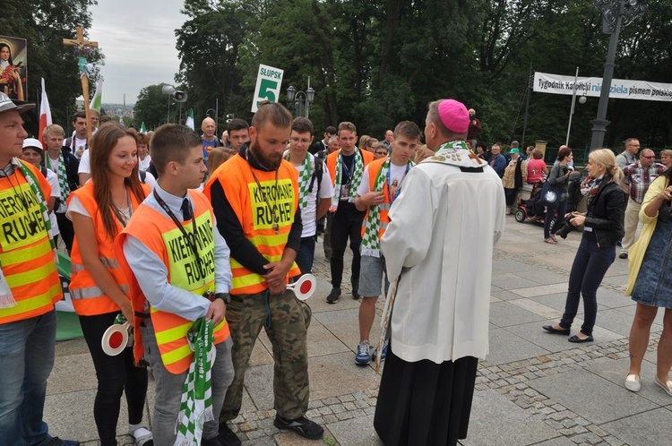 Wejście 34. Pieszej Pielgrzymki na Jasną Górę