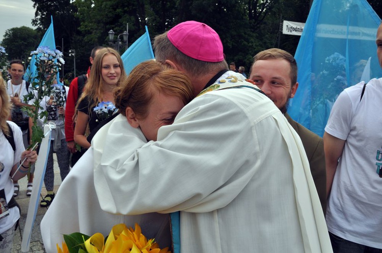 Wejście 34. Pieszej Pielgrzymki na Jasną Górę