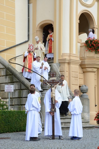 Pielgrzymkowa Eucharystia w Kamieniu Śl.