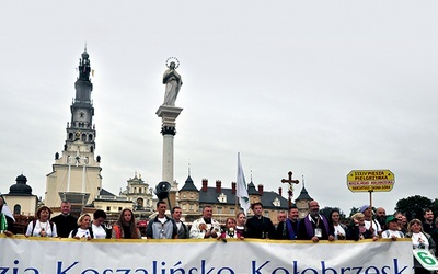 W 34. Pielgrzymce Diecezji Koszalińsko- -Kołobrzeskiej na Jasną Górę w ośmiu grupach szło ponad 400 osób.