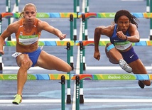 Igrzyska olimpijskie. Wyścig kobiet na 100 metrów z przeszkodami. 12.08.2016. Rio de Janeiro