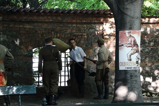 Rekonstrukcja rozbicia więzienia św. Michała