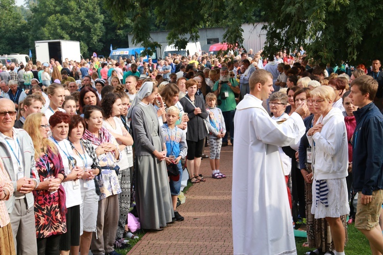 Msza św. w Miechowie