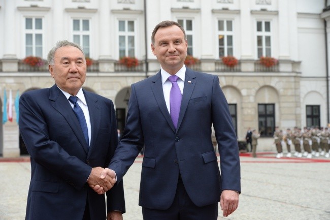 Prezydent Kazachstanu rozpoczął wizytę w Polsce