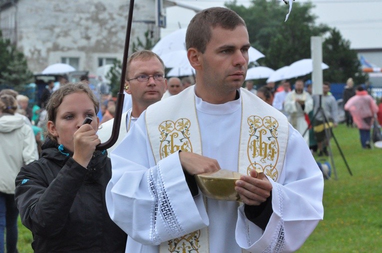 Msza św. w Żarnowcu