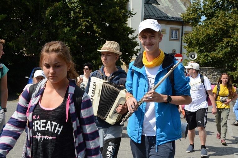 Pielgrzymi w gościnie w Strzelcach Opolskich