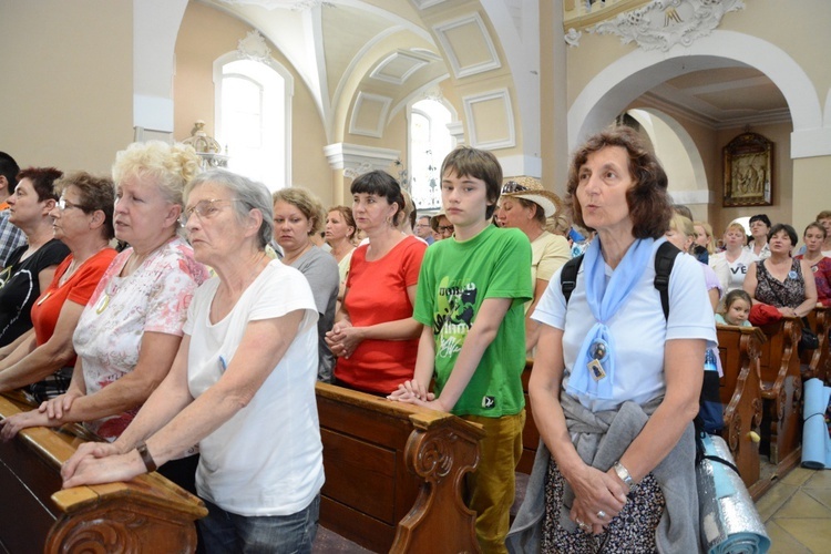 Pielgrzymi w gościnie w Strzelcach Opolskich