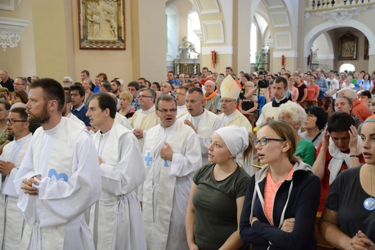 Pielgrzymi w gościnie w Strzelcach Opolskich