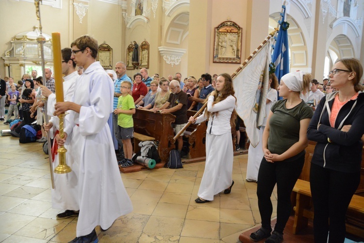 Pielgrzymi w gościnie w Strzelcach Opolskich