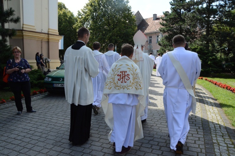 Pielgrzymi w gościnie w Strzelcach Opolskich