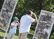Wystawa z okazji rocznicy wydarzeń sierpniowych w Lubinie.