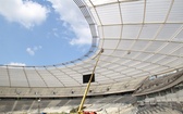 Stadion Śląski rok przed otwarciem