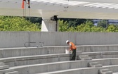 Stadion Śląski rok przed otwarciem