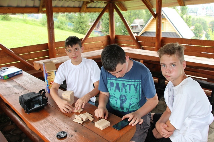 Wakacje w widokiem na Giewont