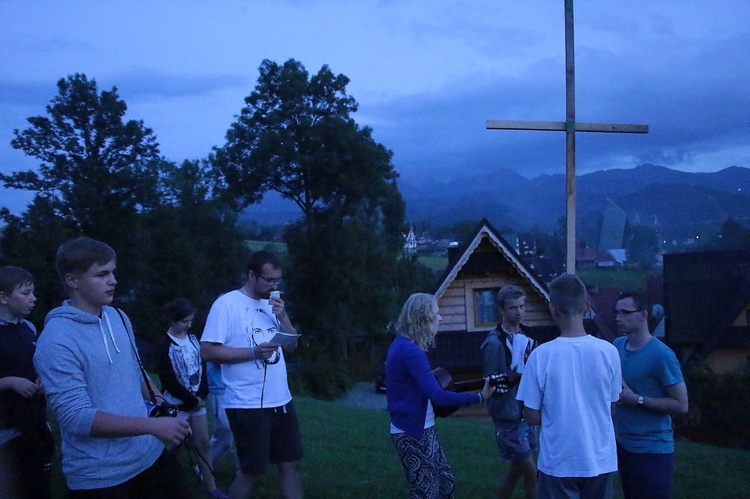 Wakacje w widokiem na Giewont